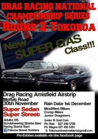 2019/20 National Drag Racing Series Round 2 poster